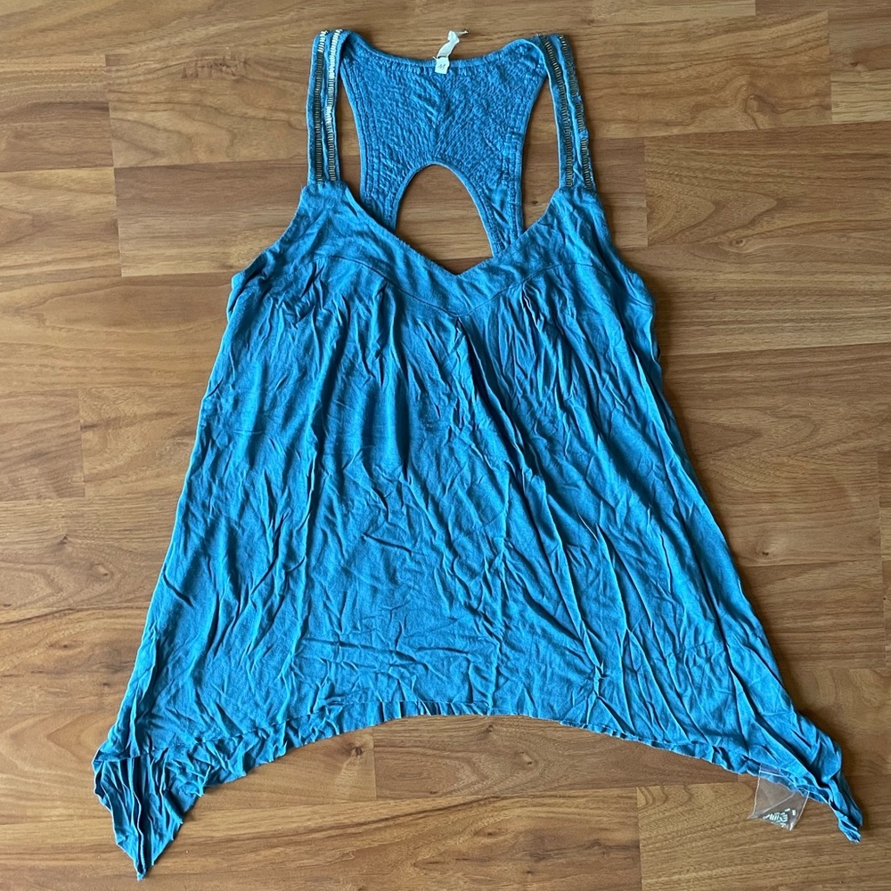 Willow & Clay draped tank top with embellishment